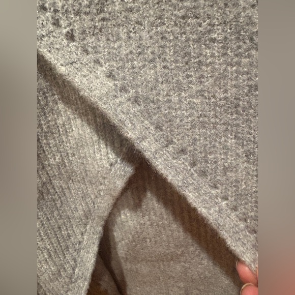 Lulus Pretty Cute Heather Grey Mock Neck Backless Sweater - Picture 11 of 17